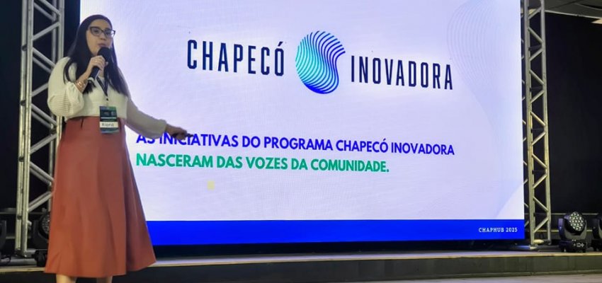 Prefeitura de Chapec&oacute; apresenta iniciativas de inova&ccedil;&atilde;o em evento estadual
