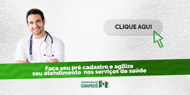 Pr�-cadastro agendamento de sa�de